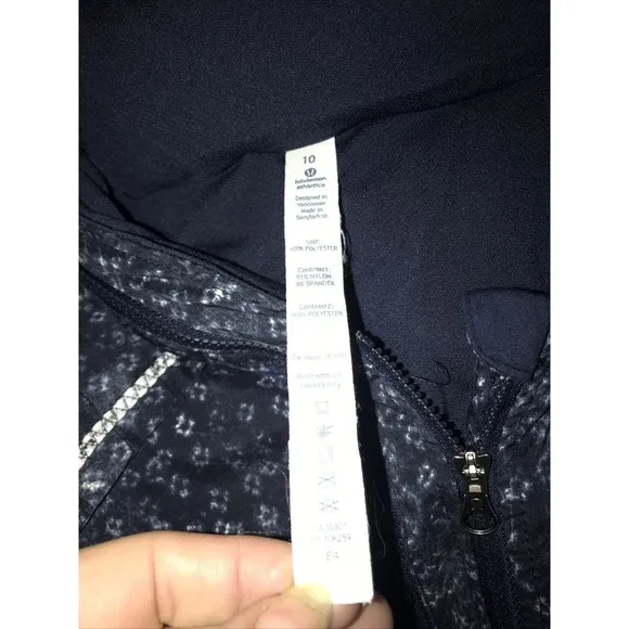 Lululemon Long Sleeve Full Zip Windbreaker Jacket Size 10