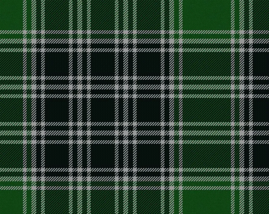 MacDonald Lord of the Isles Green Modern Medium Weight 11oz Tartan Cloth