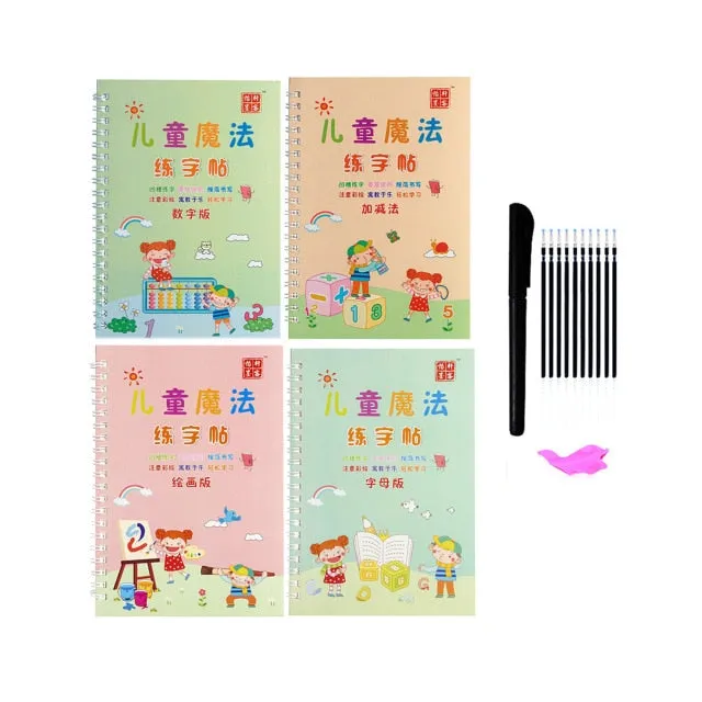 Magic English Handwriting Practice Copybook