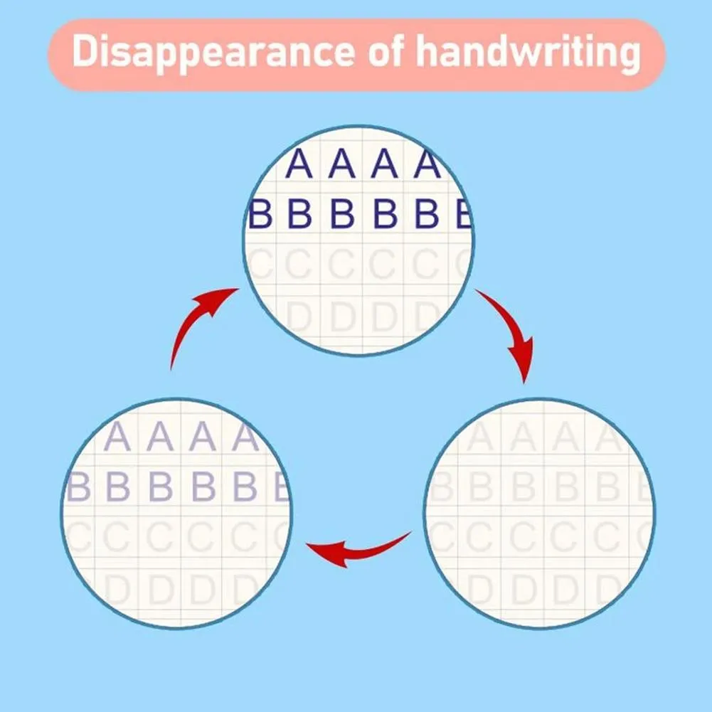 Magic English Handwriting Practice Copybook
