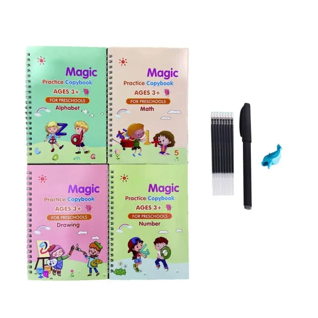 Magic English Handwriting Practice Copybook