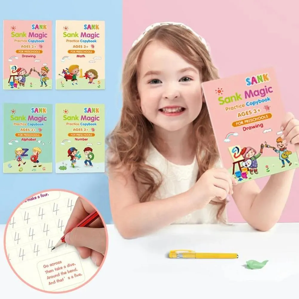 Magic English Handwriting Practice Copybook