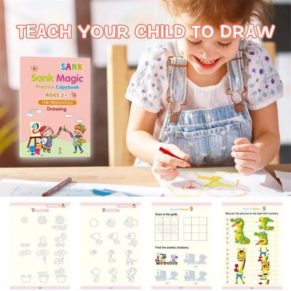 Magic English Handwriting Practice Copybook
