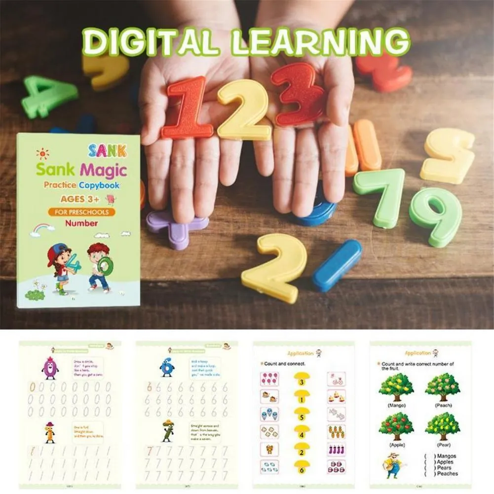 Magic English Handwriting Practice Copybook