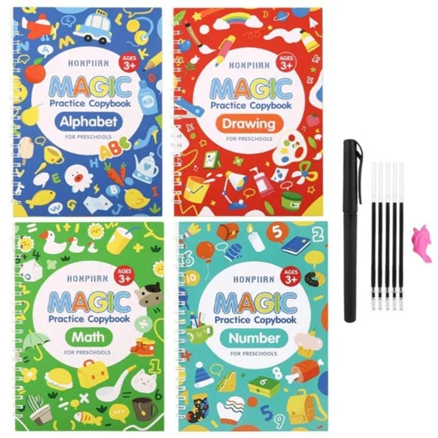 Magic English Handwriting Practice Copybook