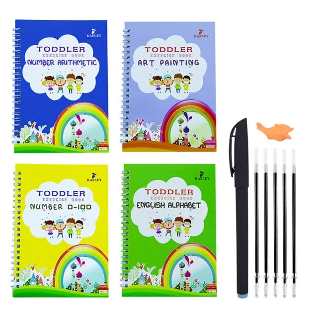 Magic English Handwriting Practice Copybook