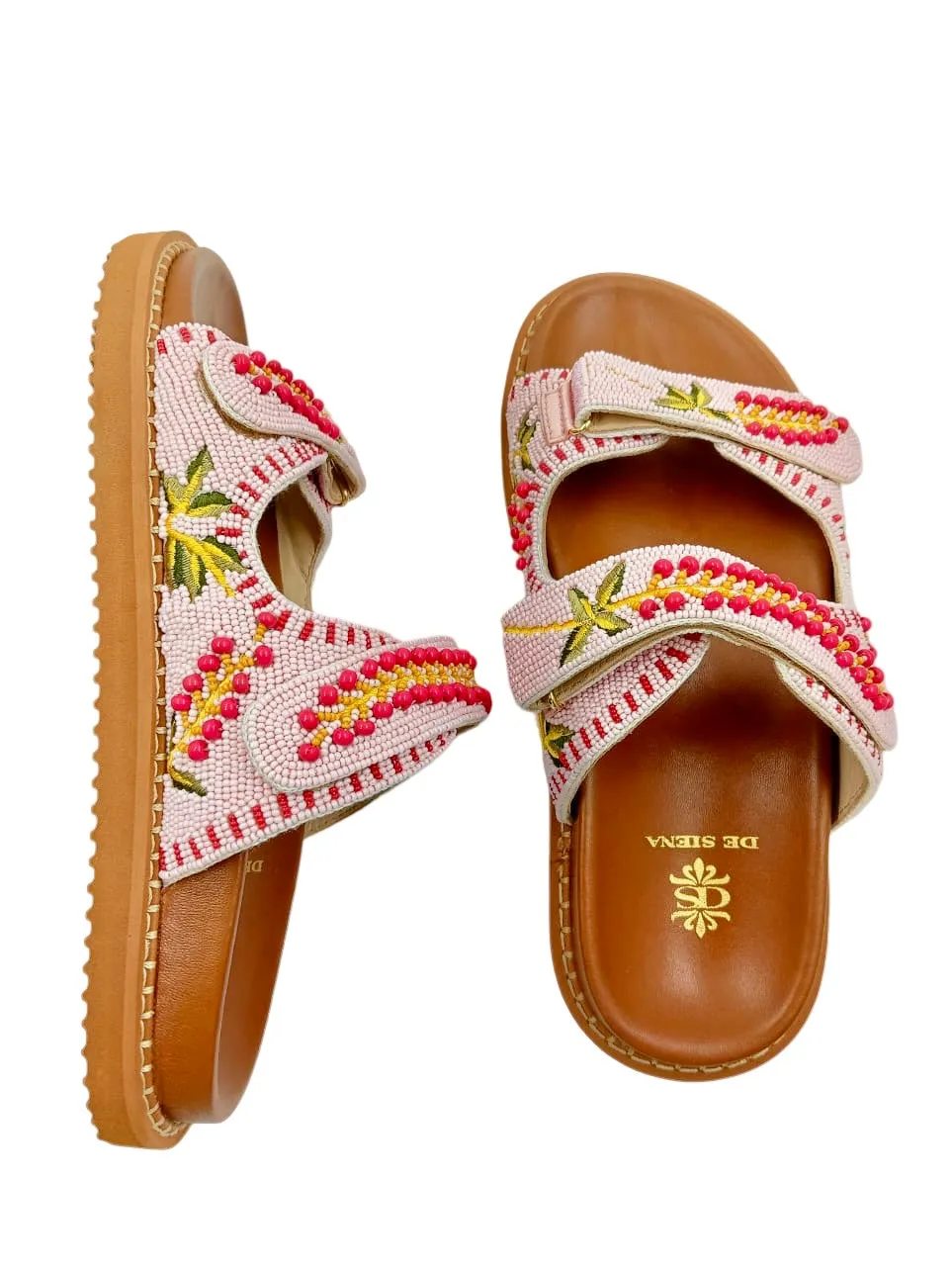 MEADOW BEADED FUSSBETT WITH FLOWER PATTERN