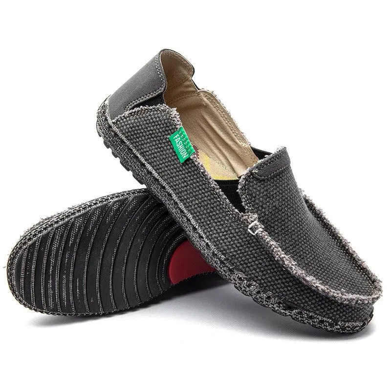 Men's Canvas Korean Style Breathable Casual Cloth Shoes