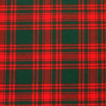 Menzies Green Modern Light Weight 8oz Tartan Cloth