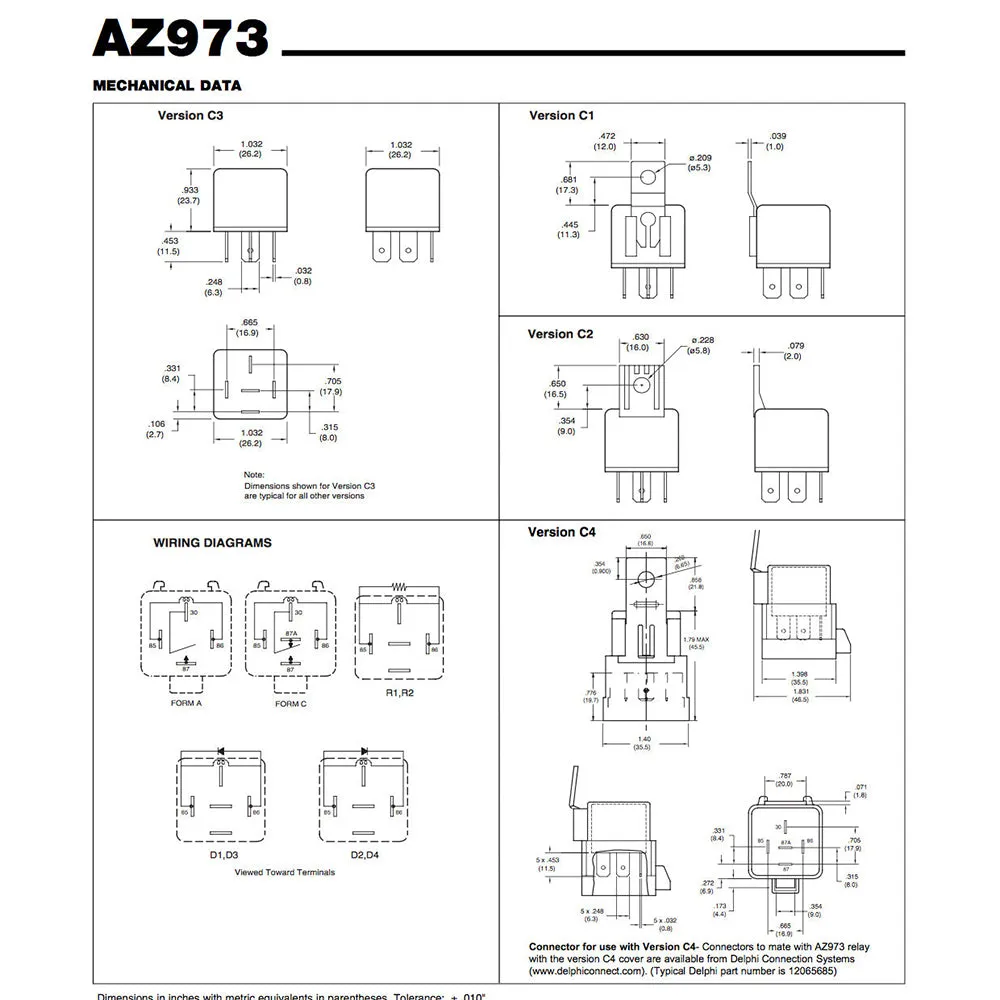 Motor Relay for Mercury Mariner Outboard power Trim solenoid 882751A1 828151