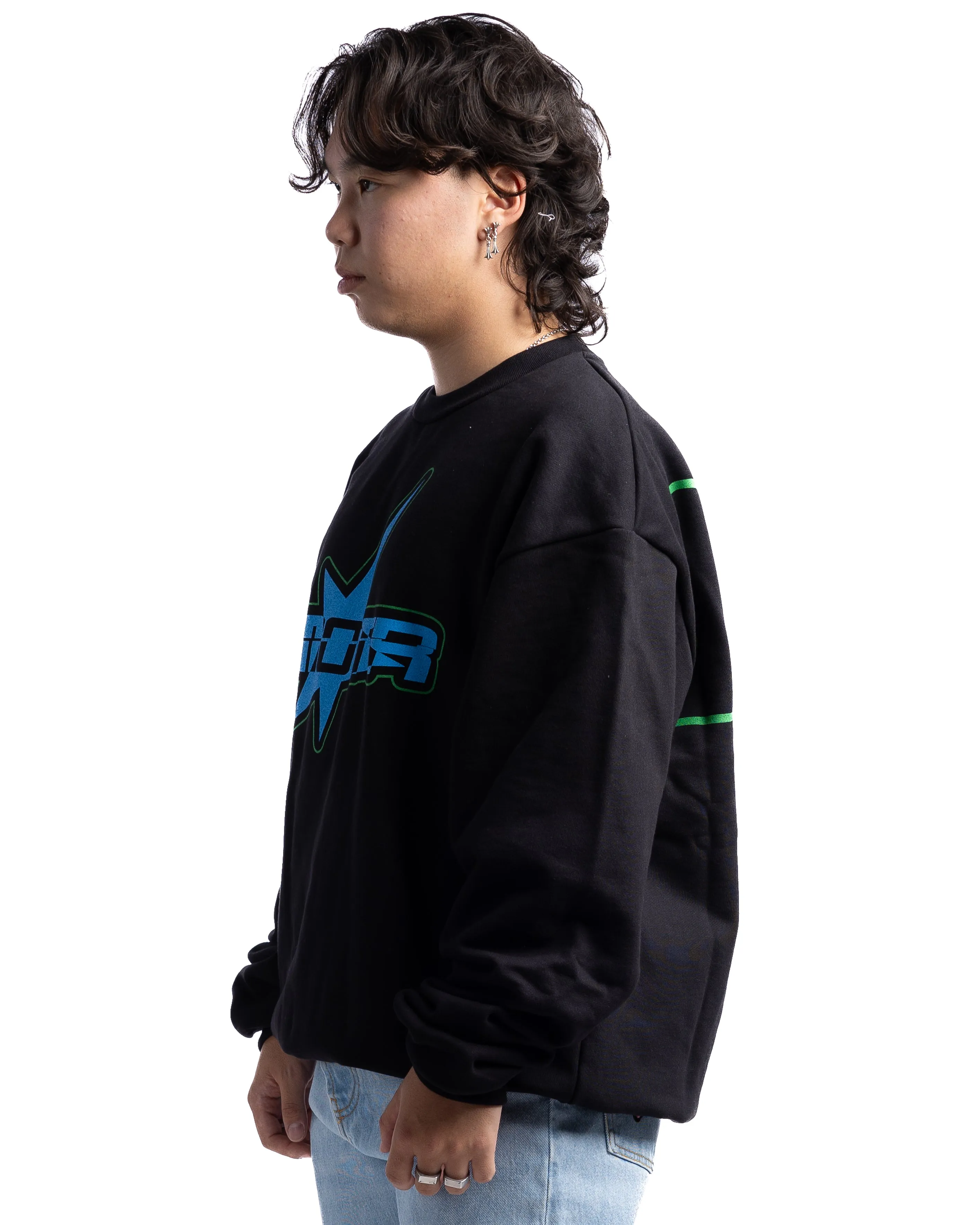 MOTR Star Logo Crewneck Black