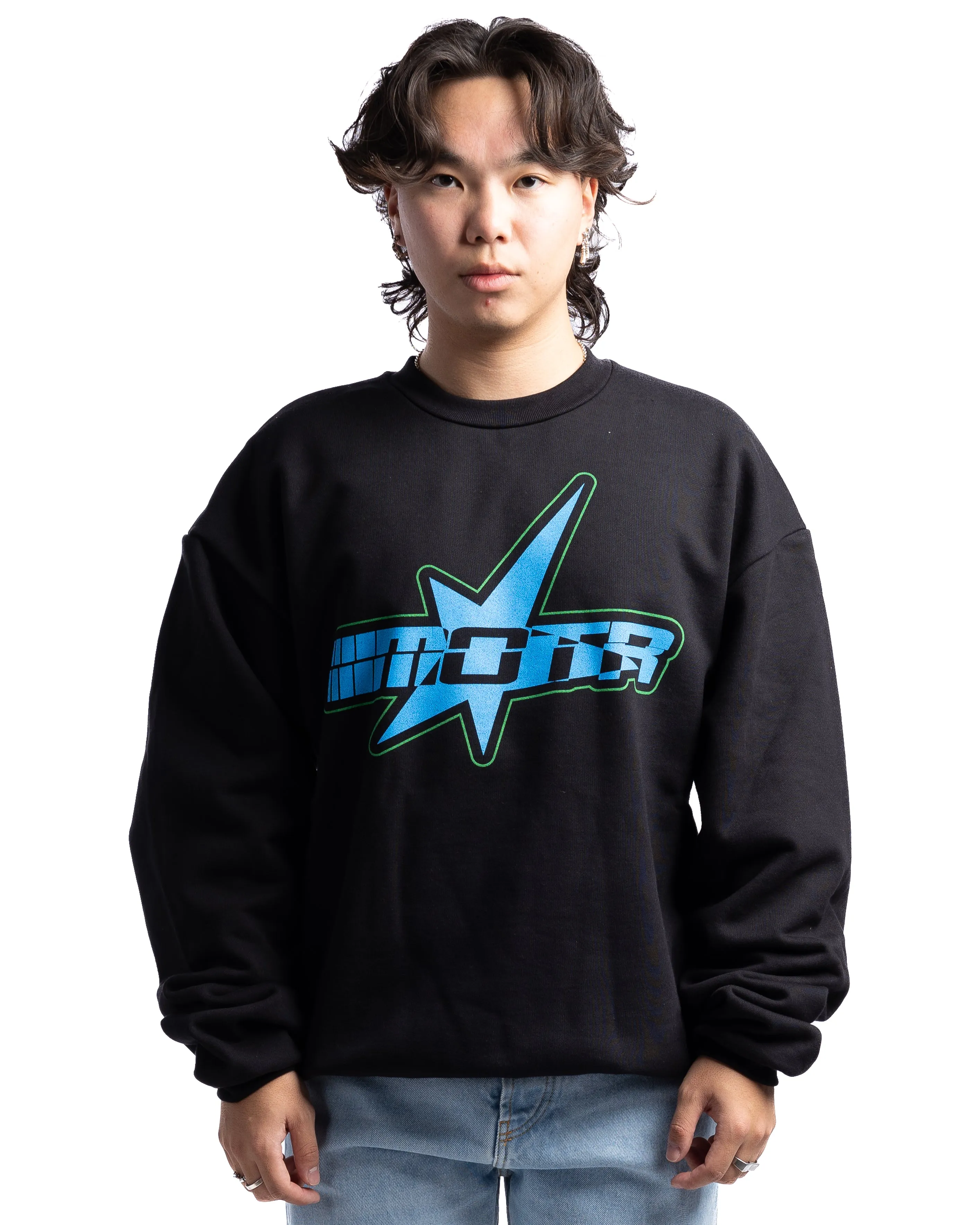 MOTR Star Logo Crewneck Black