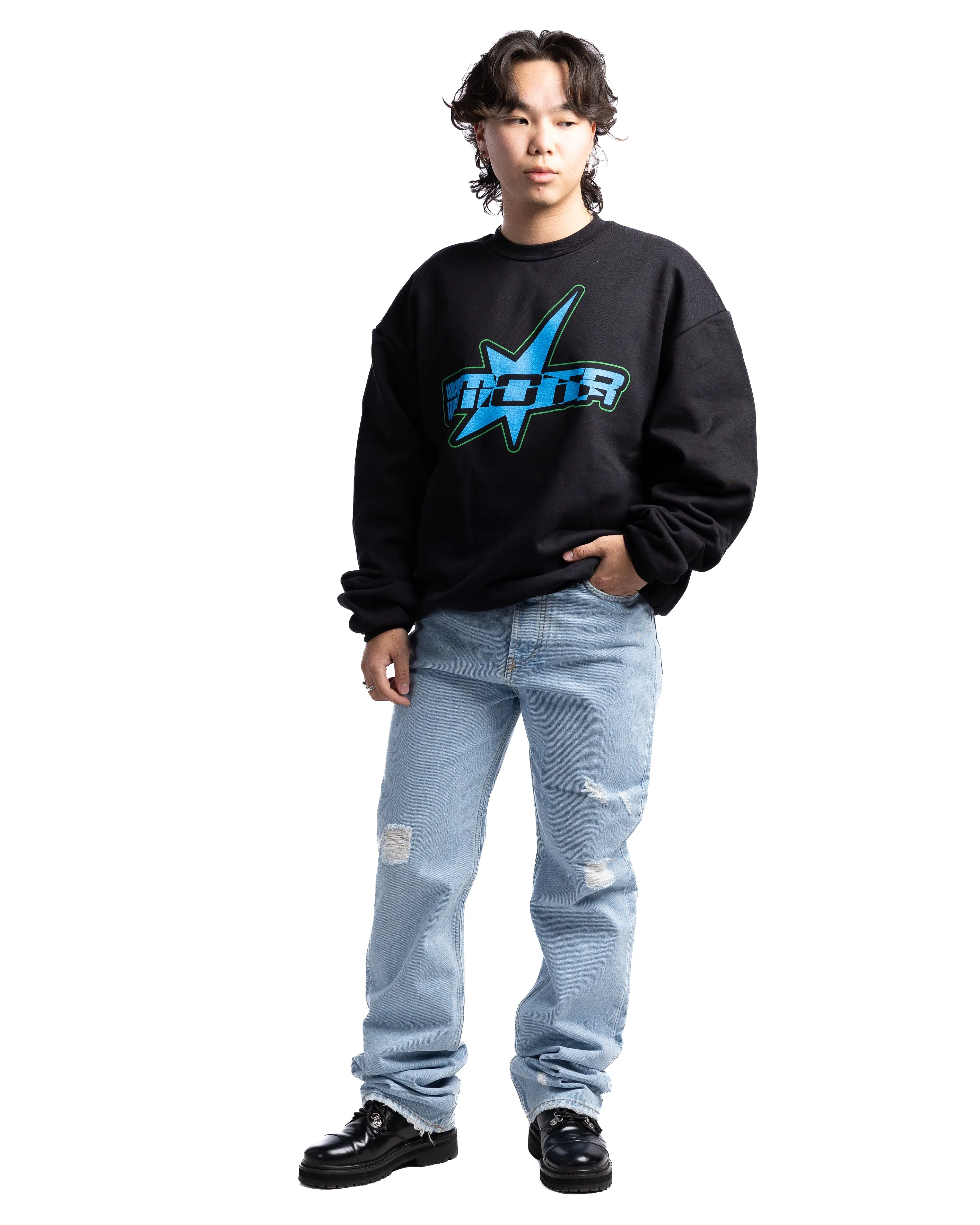 MOTR Star Logo Crewneck Black