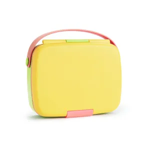 Munchkin Lunch Bento Box with Stainless Steel Utensils