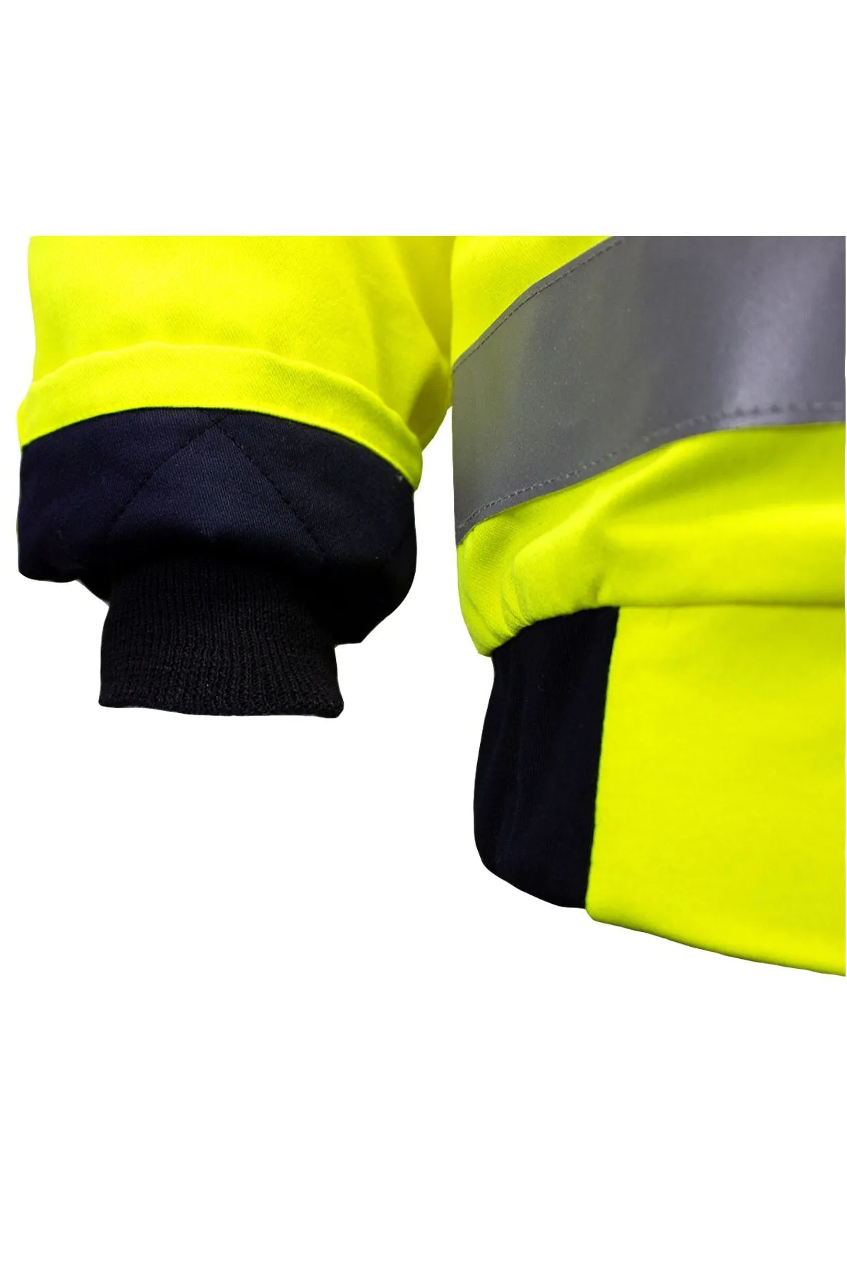 National Safety Apparel Vizable FR Bomber Jacket, Lanyard Access, Type R Class 3, 34 cal/cm² (each)