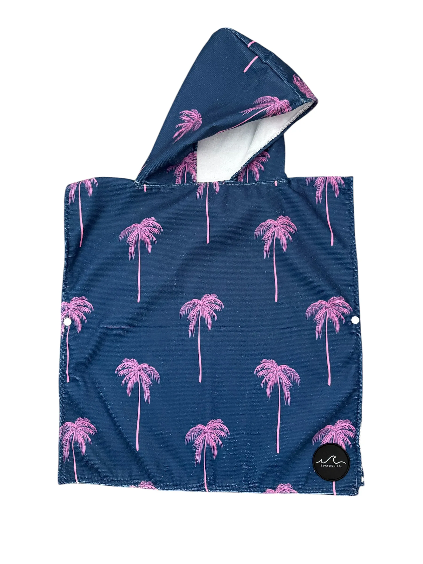 NEW! Navy Palms Hooded Towel