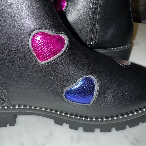 NIB Kurt Geiger Chelsea Love Boot Little Kid Size 2M