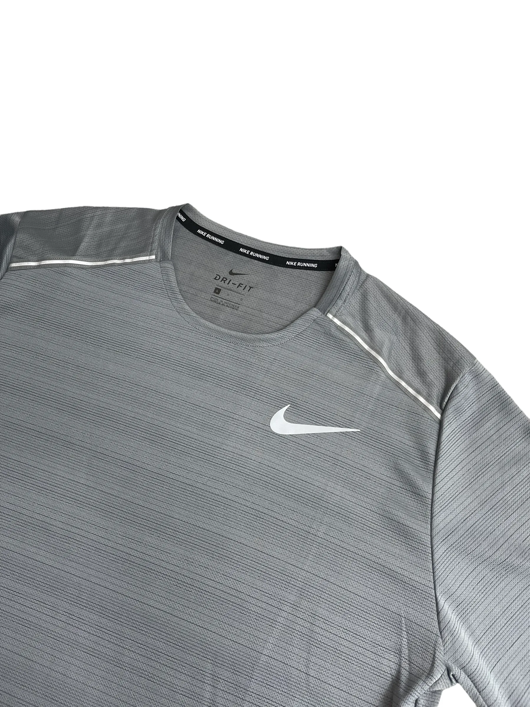 NIKE DRI-FIT MILER 1.0 T SHIRT - GREY
