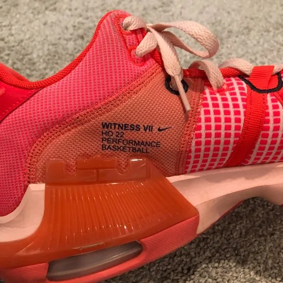 Nike Lebron James Witness 7 Sneakers Bright Crimson/Arctic Orange/Magic Ember
