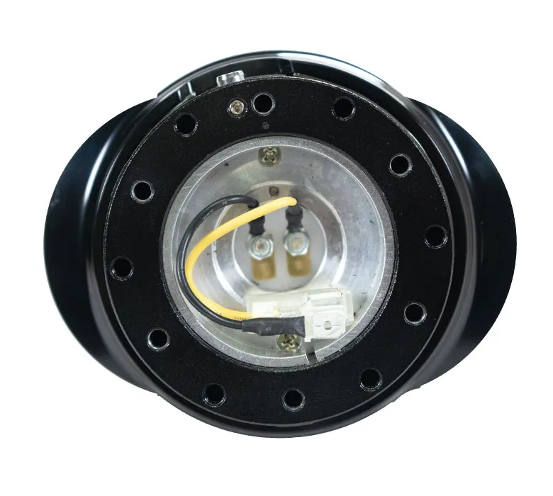 NRG SRK-220BK Black Body / Shinny Black Oval Ring Quick Release Gen 2.2