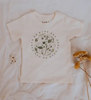 Organic Cotton - Be Kind To Our Earth Tee 2T