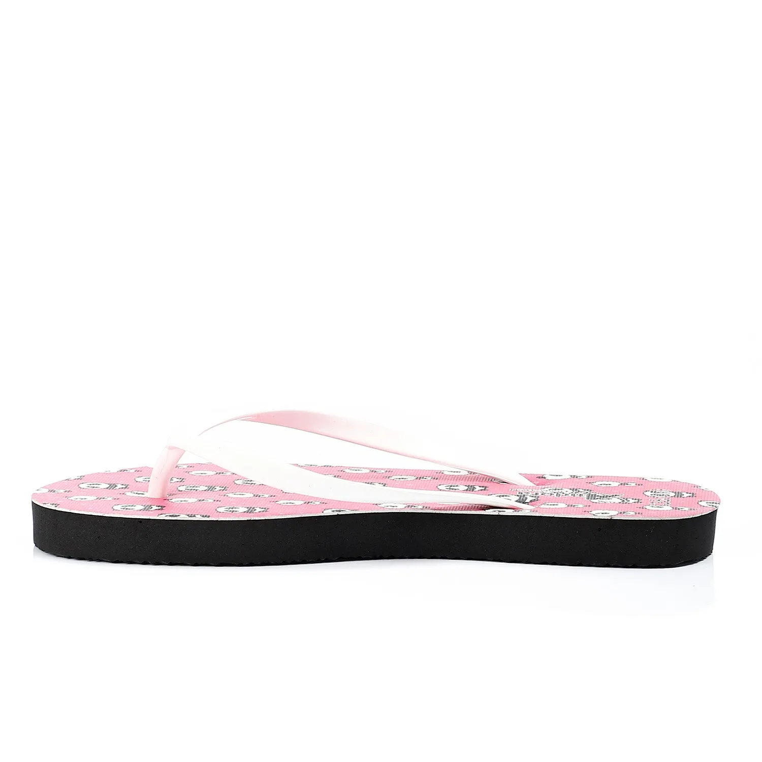 panda_printed_summer_flip_flops_-_black_-_dark_fuchsia