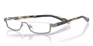 Peek Performer Color H1 - Matte Silver Front with Horn Temples