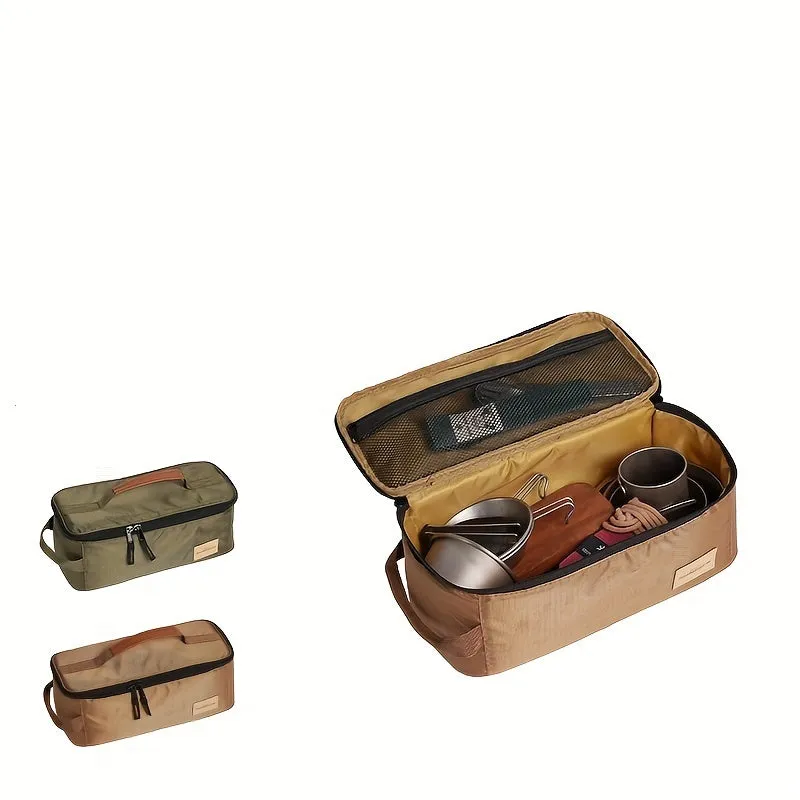 Portable Durable Oxford Cloth Camping Storage - Picnic Organizer Bag for Tableware & Gear