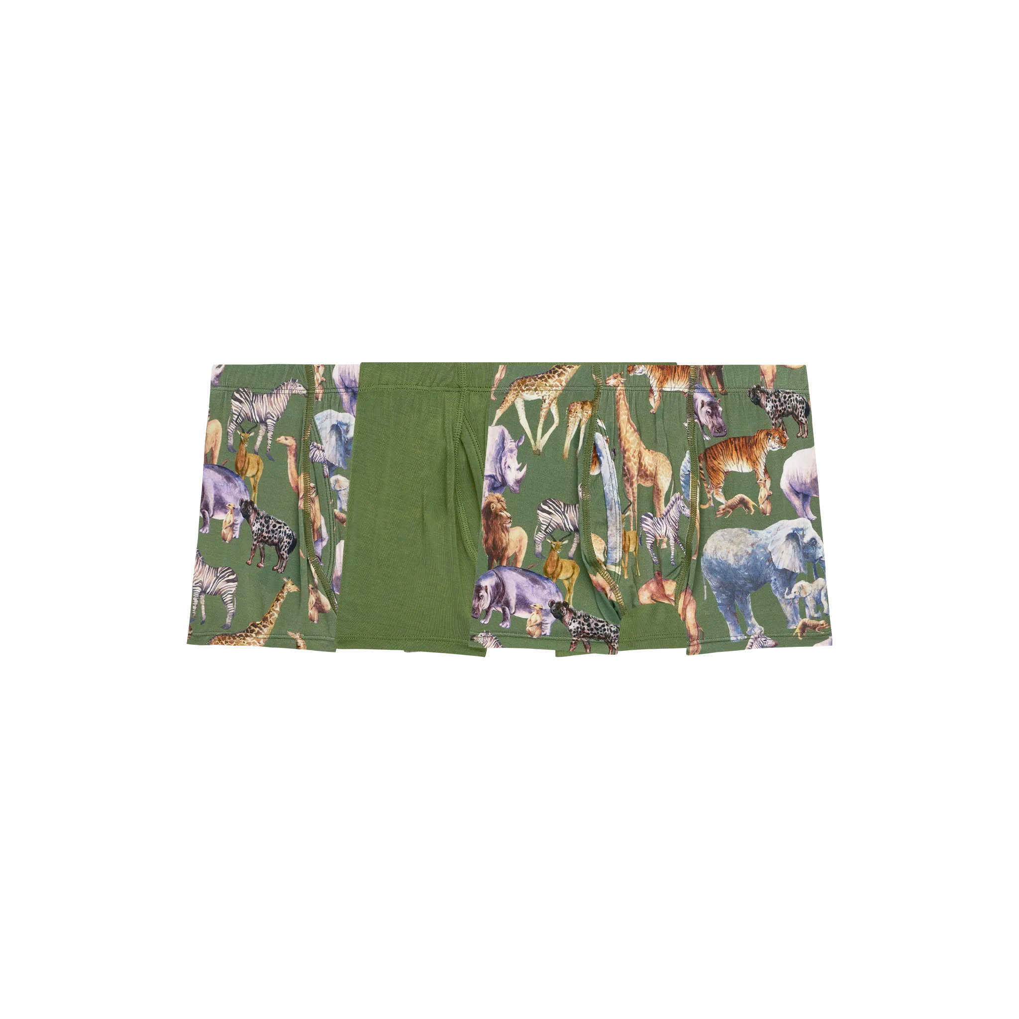Posh Peanut- Posh Safari Boys' Boxer Brief Set