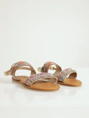 Pre-Girls Beaded Sandals