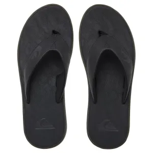 QUIKSILVER BLACK HALEIWA PLUS NUBUCK JANDAL