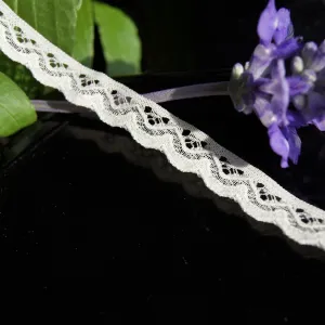 ½" Scalloped Off White Lace Edging