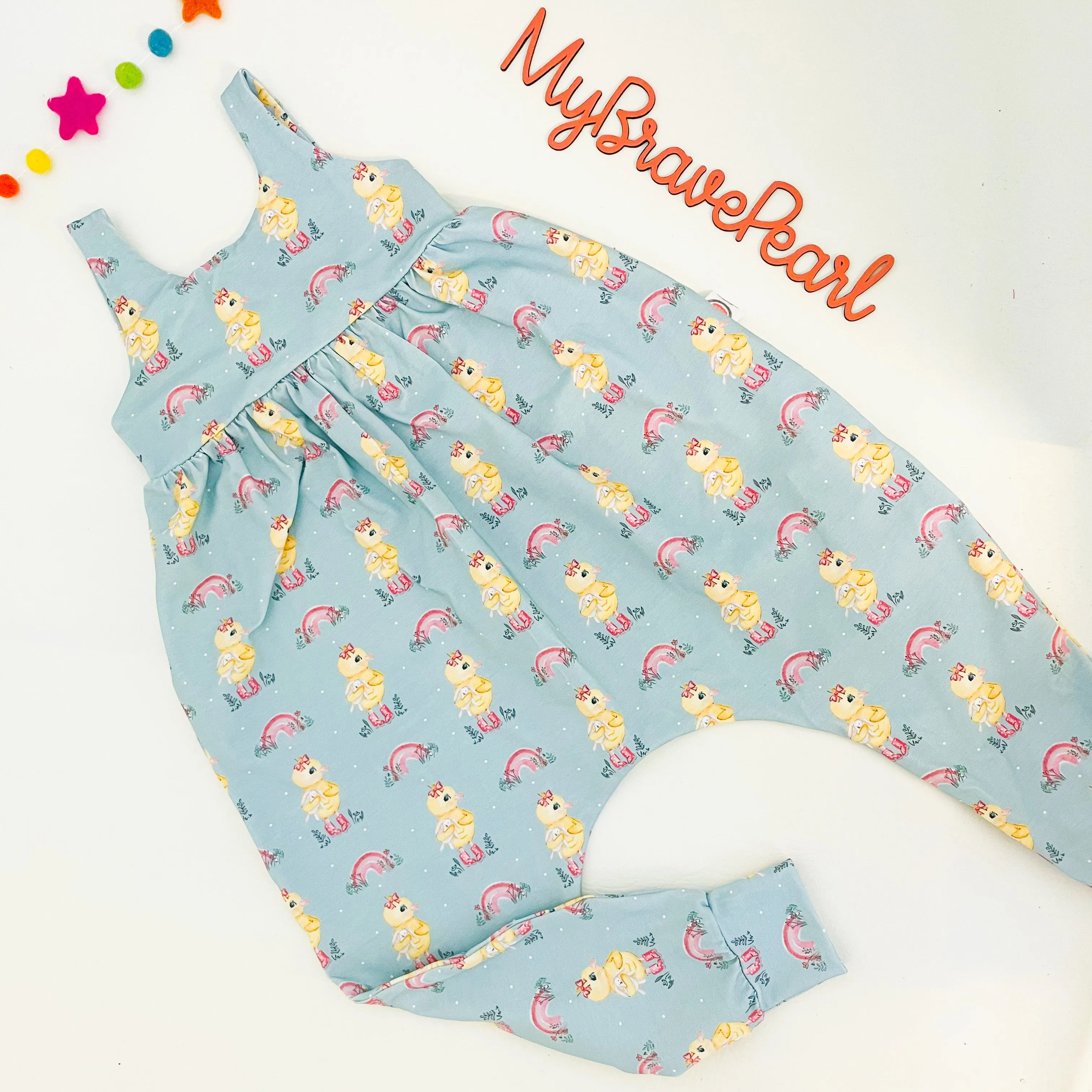 Ready To Ship 3-4Y Napa Rompers