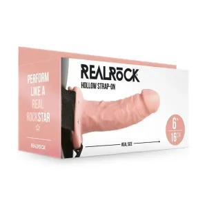 REALROCK Hollow Strapon - 15.5 cm