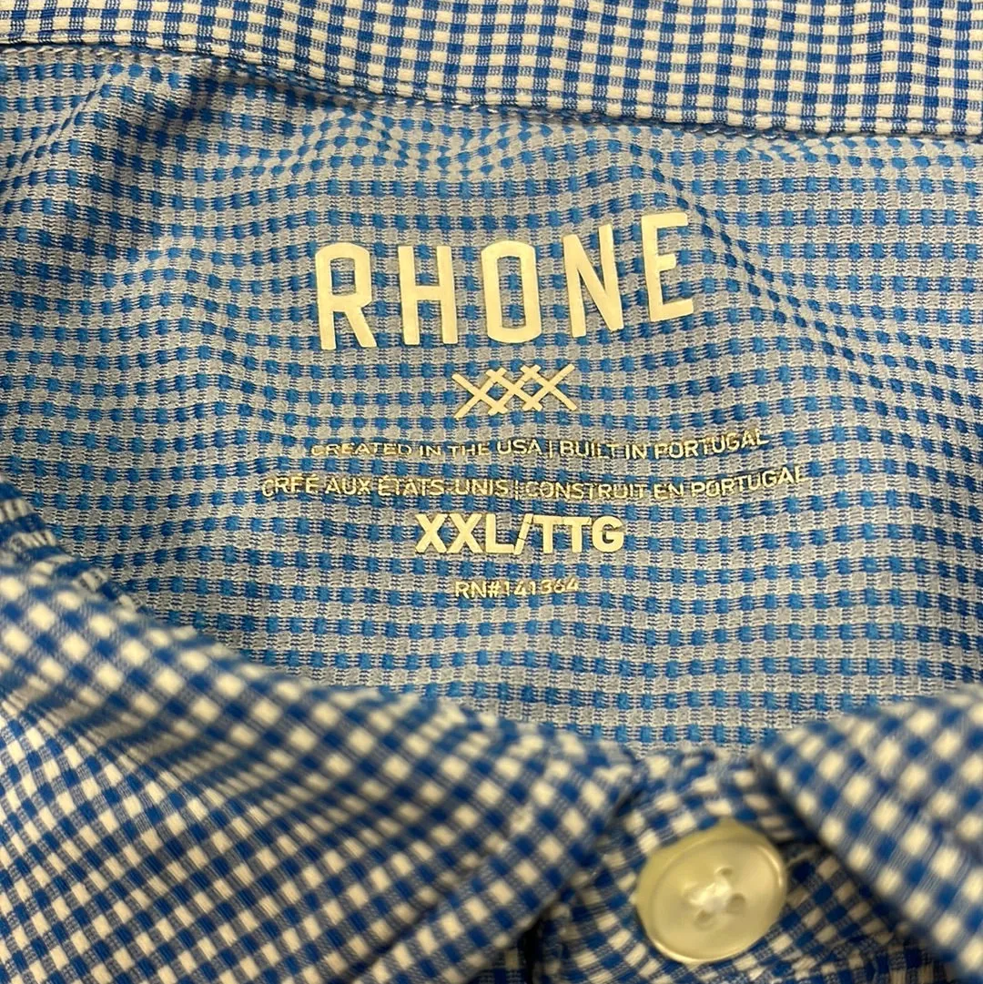 Rhone Men's Athletic Short Sleeve Size XXL
