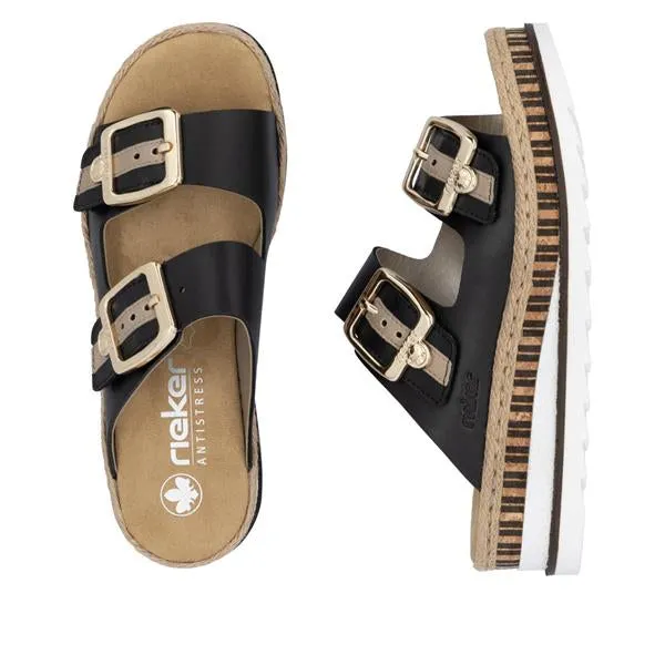 Rieker - V7955 Black Mule