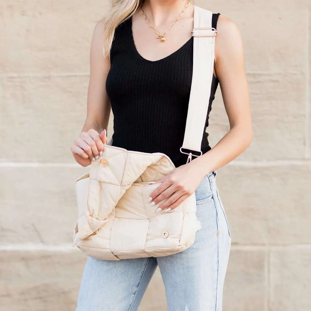 Romy Foldover Puffer Crossbody