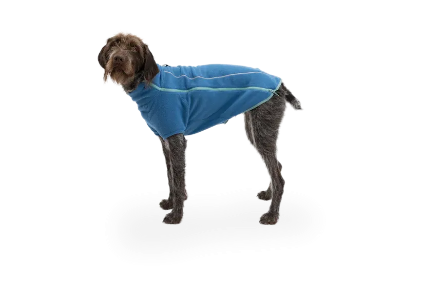 Ruffwear Climate Changer™ Dog Fleece technical, breathable fleece - Blue Jay