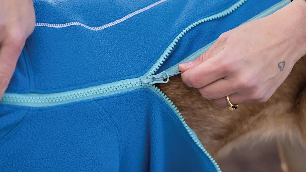 Ruffwear Climate Changer™ Dog Fleece technical, breathable fleece - Blue Jay