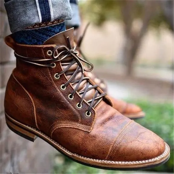 RuggedStride Lederstiefel für Männer