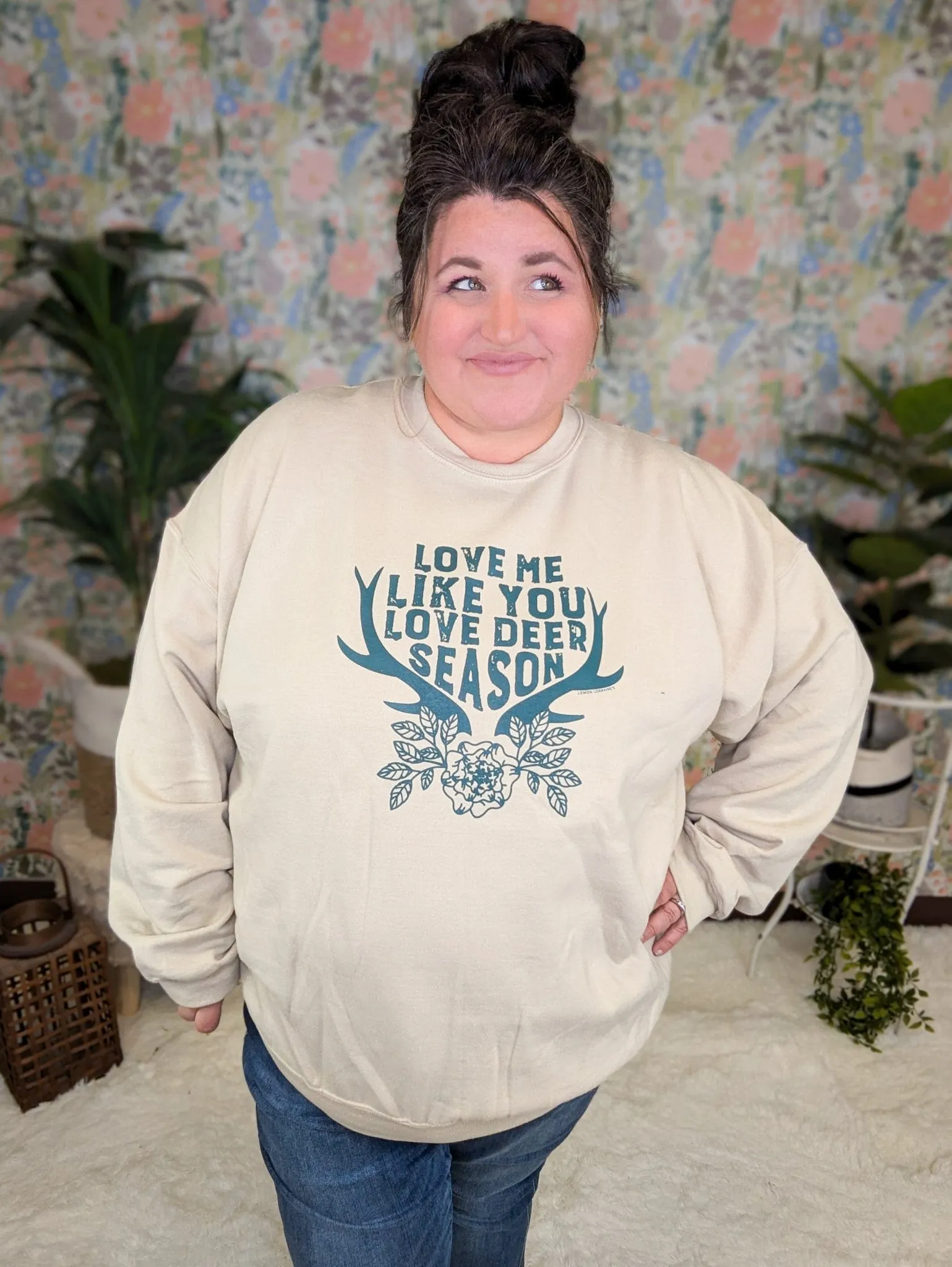SALE- Like Deer Season Crewneck Pullover