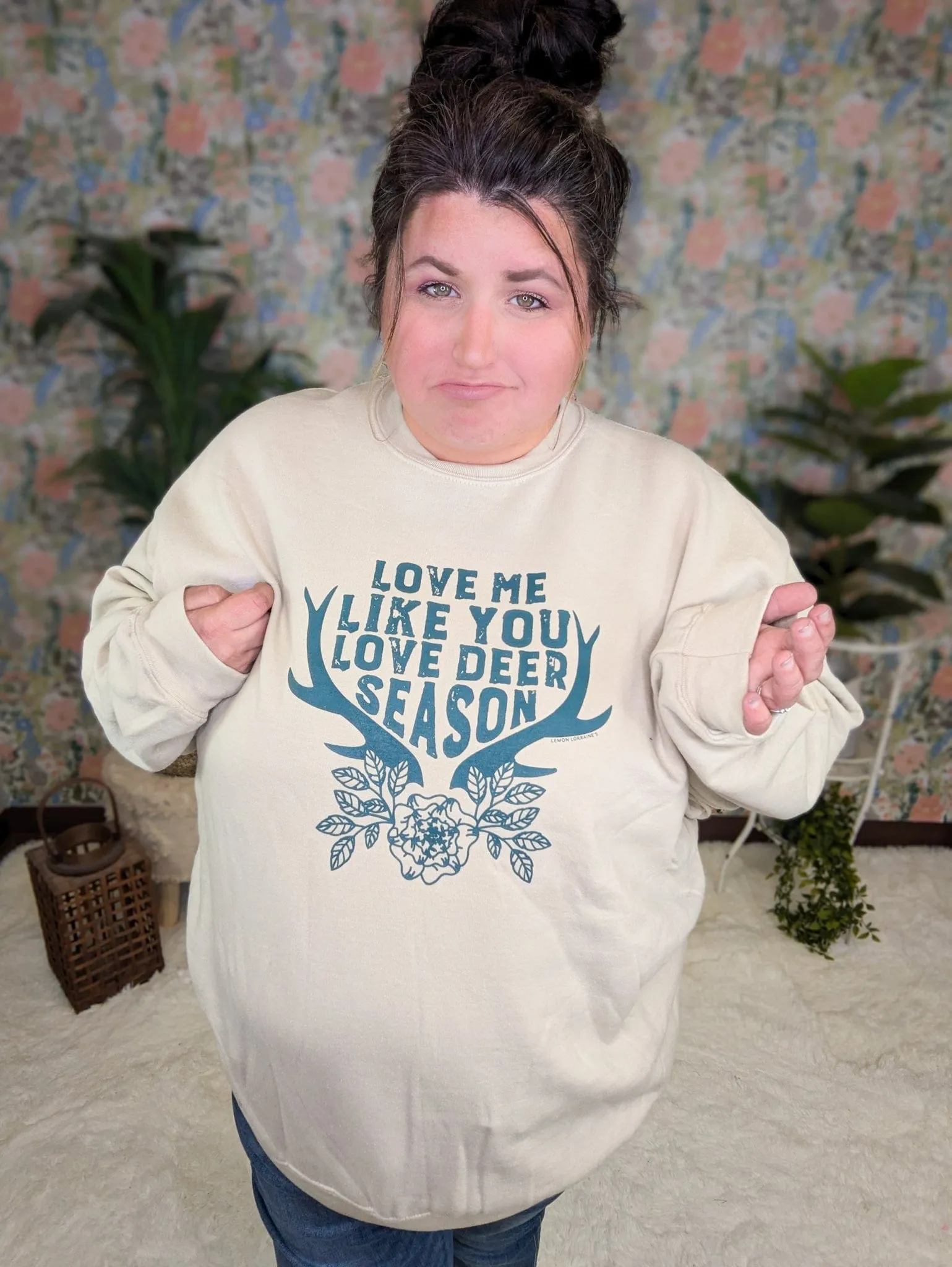 SALE- Like Deer Season Crewneck Pullover