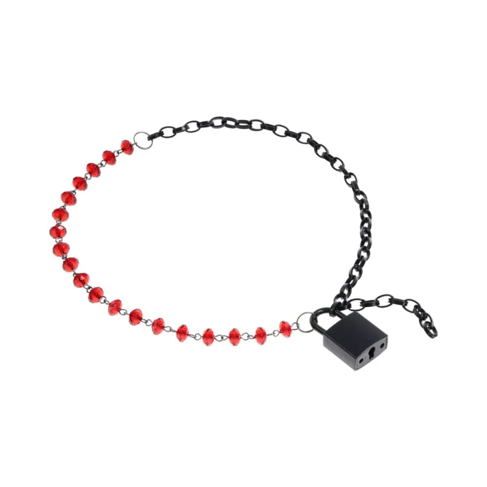 S&M Ex's & Oh's Crystal Day Collar