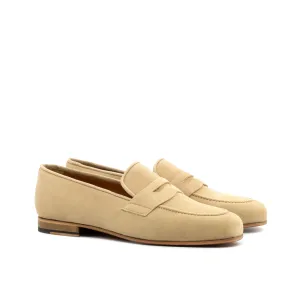 Santiago Slipper in Camel Suede