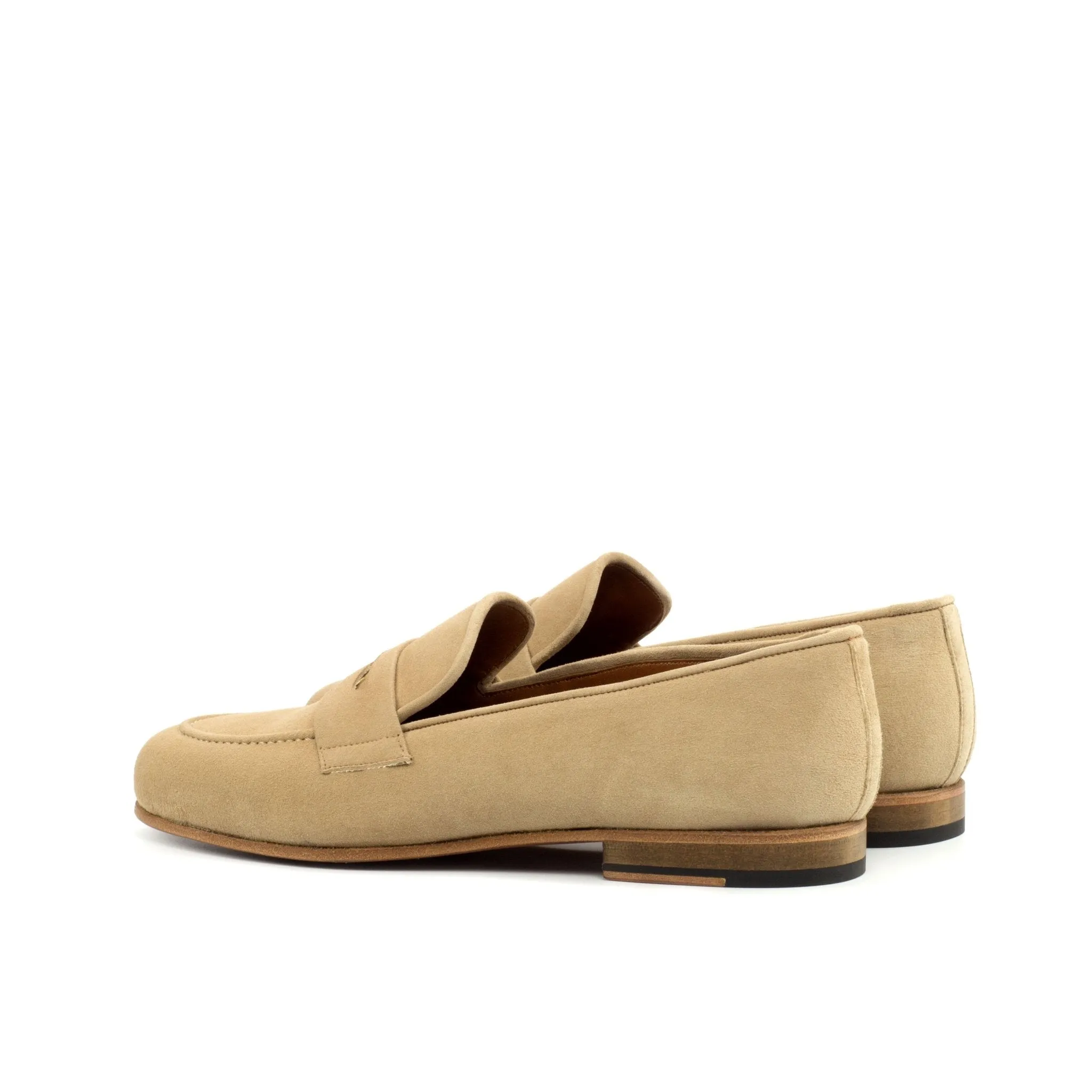 Santiago Slipper in Camel Suede