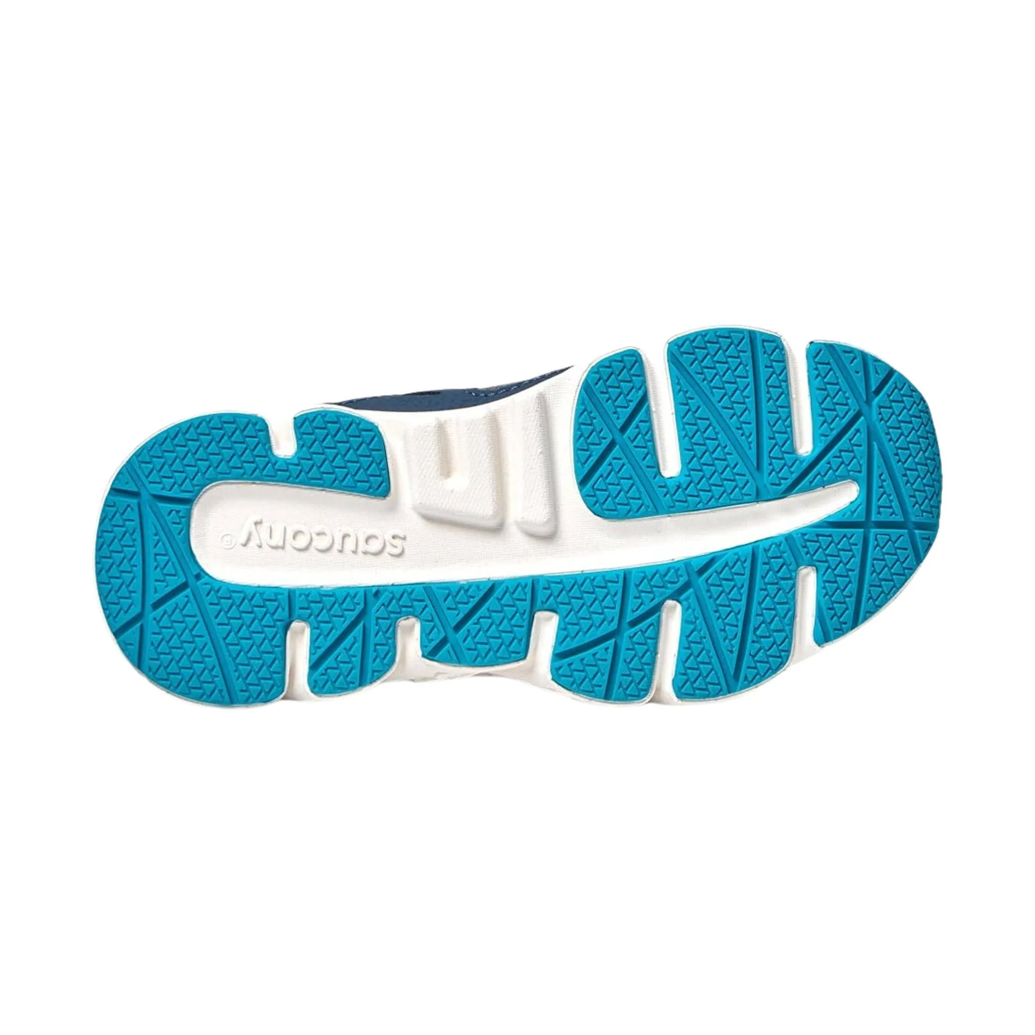Saucony Kids' Wind Shield 3.0 Shoes - Navy/Grey/Turquoise