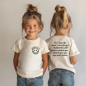 Saved By Grace Kid For I Know The Plan For You Tee Toddler