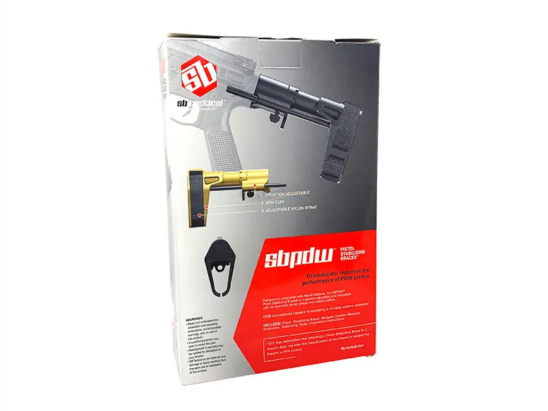 SB Tavtical Pistol Stabilizing PDW Brace For M4 AEG (Black)