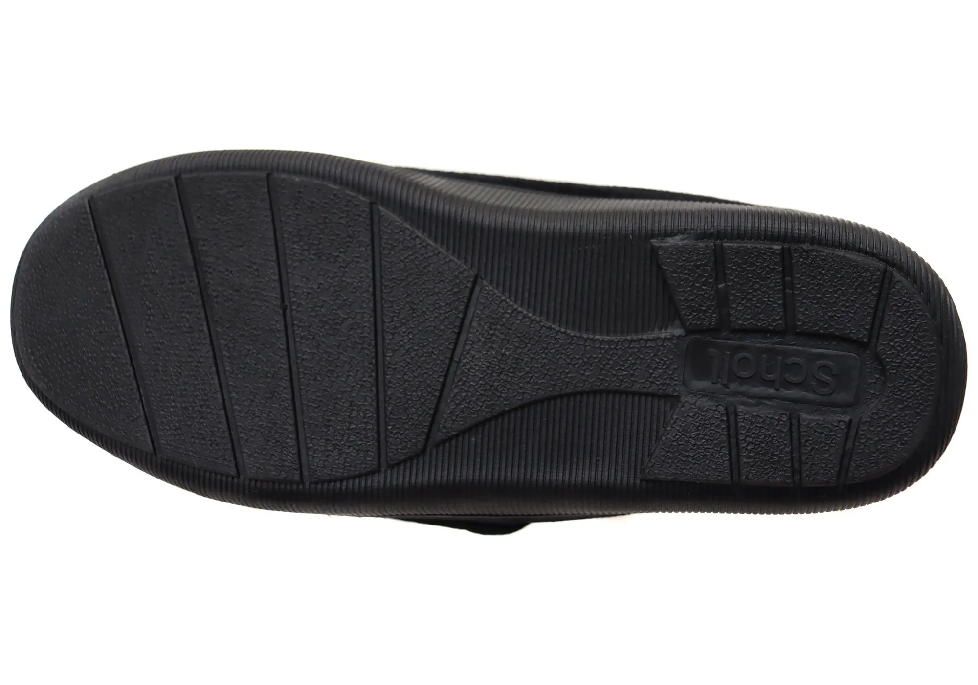 Scholl Orthaheel Ez On Mens Comfortable Supportive Indoor Slippers