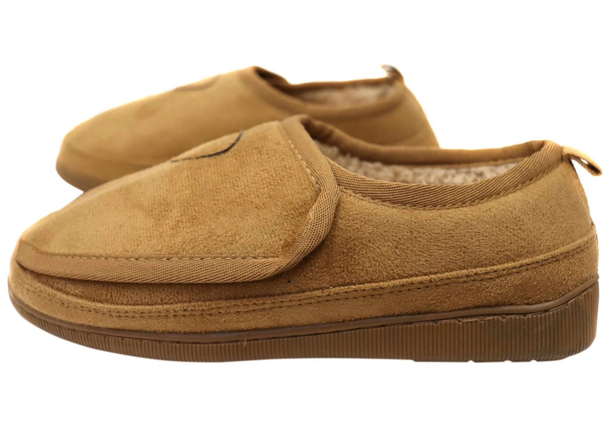 Scholl Orthaheel Ez On Mens Comfortable Supportive Indoor Slippers